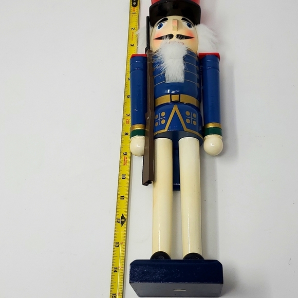 Nut Cracker Soldier Christmas 15' Wooden Decor Toy Soldier - Picture 12 of 13